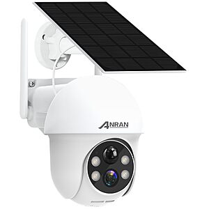 Amazon Prime Members: Anran 2K Outdoor Wireless 360-Degree Security Camera w/ Solar Panel (Various Colors) $40 + Free Shipping