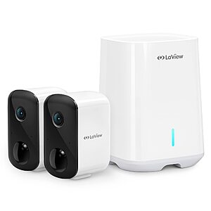Amazon Prime Members: LaView 2-Pack 3MP Wireless 2K Security Camera w/ Night Vision $50 + Free Shipping