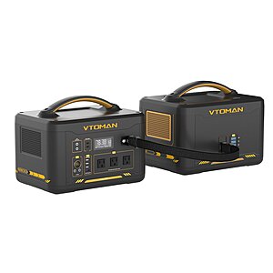Walmart: VTOMAN Jump 1800 Kit (3096Wh): Jump 1800 Portable Power Station, 1800W + Extra Battery $1,099.99 + Free Shipping