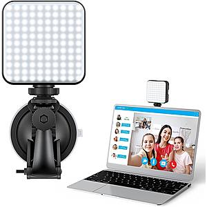 Video Conference Lighting Kit with 2500-6500K Dimmable Color and 5 Brightness Light $4.59