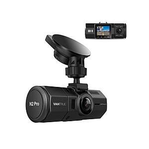 Vantrue N2 Pro Dual Dashboard Camera [1080P Front and Rear, Infrared Night Vision, Sony Sensor, Parking Mode] $118.79