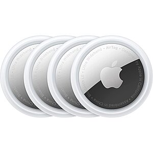 Apple AirTag, 4-pack, $87.99 + Free Shipping w/ Prime