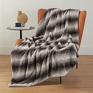 Bedsure Fuzzy Faux Fur Blanket (Various Colors/Sizes) from $9.20