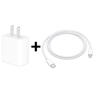 Apple Wireless Accessories: 20W USB-C Power Adapter + 1M Lightning to USB-C Cable $30 & More + Free Shipping w/ Prime