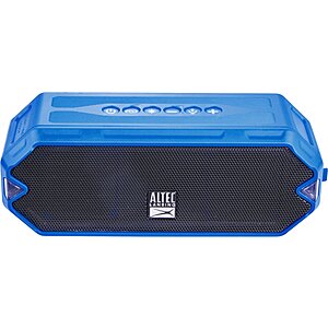 Altec Lansing HydraJolt Waterproof Bluetooth Speaker w/ LED Lights (Factory Refurbished, Royal Blue) $5 + $10 Shipping