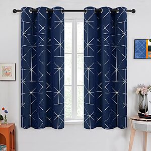 2-Pack Deconovo Pattern Design Blackout Curtains (Various) from $7.80 & More + Free Shipping w/ Prime or $35+ orders