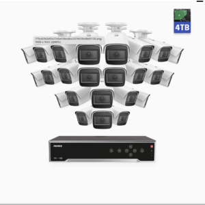ANNKE HZ800 4K UHD 32-Channel PoE System with 24 pcs 2.8-12 mm 4X Optical Zoom Security Cameras & 4 TB HDD, $7,699, FS $7699