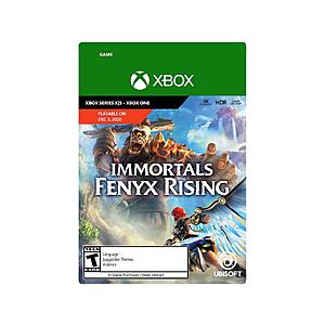 Xbox Digital Games: Red Dead Redemption 2 Ultimate Edition $31.50, Immortals Fenyx Rising $17.80 and more