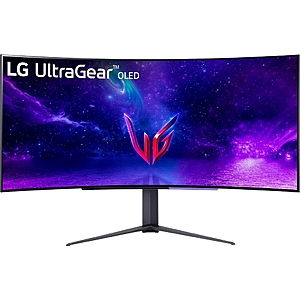 Best Buy Plus or Total Members: LG UltraGear 45” OLED Curved WQHD 240Hz 0.03ms FreeSync and NVIDIA G-Sync Compatible Gaming Monitor with HDR10 Black 45GR95QE-B.AUS - $999