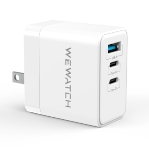WEWATCH Foldable 65W Multi-device PD3.0 PPS USB-C 3-Port Fast Compact Foldable Wall Charger  $15 + Free S&H