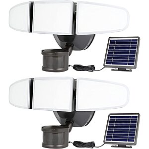 2-Pack Hykolity 15W 1500LM Solar LED Security Light $27.60 + Free Shipping