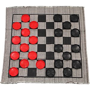Jumbo Checkers Rug Game $6.39 @ Amazon & Target