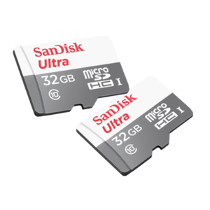 Prime Members: 2-Pk 32GB SanDisk Ultra UHS-I Class 10 microSDHC Card w/ Adapter $7 + Free S/H w/ Amazon Prime