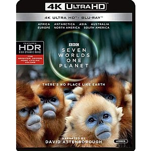 Seven Worlds, One Planet (4K UHD + Blu-ray) $30 + Free Curbside Pickup