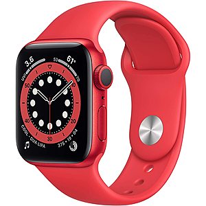 Apple Watch Series 6 40mm GPS Smartwatch (Red) $320 + Free Shipping
