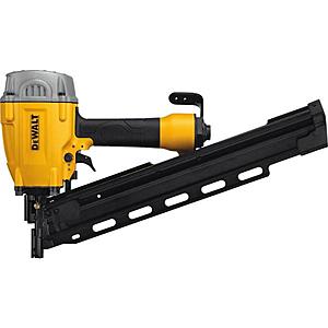 In-Store Dewalt DWF83pl Pneumatic 21-Degree Collated Framing Nailer $170