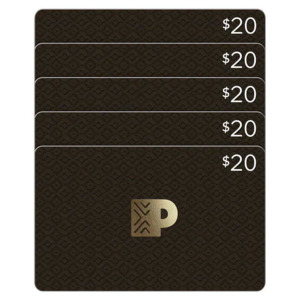 Costco - Peet's Coffee Five Restaurant $20 E-Gift Cards for $75 (Save $5) $74.99