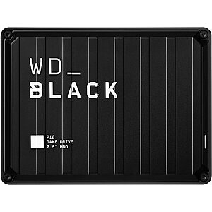 5TB WD Black P10 Game Drive USB 3.2 Portable Hard Drive $100 w/ SD Cashback + Free S/H
