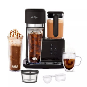 Mr. Coffee Single-Serve Frappe, Iced, & Hot Coffee Maker w/ Blender $90 & More + Free S/H