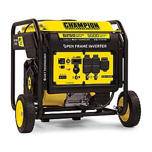 Select Accounts: Champion Power Equipment 6250W Open Frame Inverter Generator $448 Free Shipping