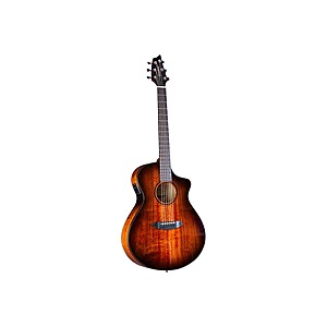 Breedlove Pursuit Exotic S CE Myrtlewood Concert Acoustic-Electric Guitar in Bourbon Burst - $499