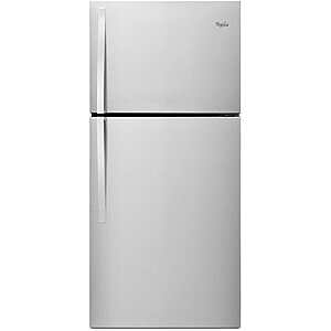 Whirlpool Stainless steel fridge, 30 inch wide $650 at Costco