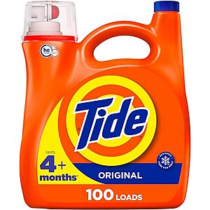 $13.99 /w S&S: Tide Ultra Oxi Liquid Laundry Detergent 94 loads 146 fl oz HE Compatible