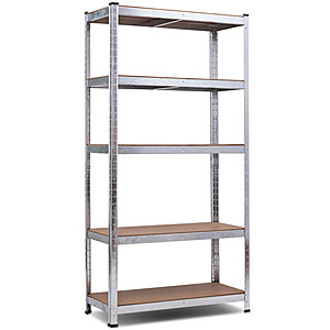 5-Shelf Costway Adjustable Storage Rack (36" W x 16" D x 72" H) $52 + Free Shipping