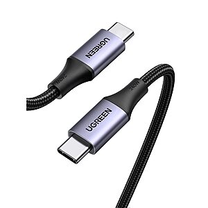 240W 6FT UGREEN USB C to USB C Fast Charging Cable $10.75, 40W Dual Port USB C Charger $14.40, 100W 2-Port USB C Charger $39.89 & More + Free Shipping w/ Prime or +$25 Orders