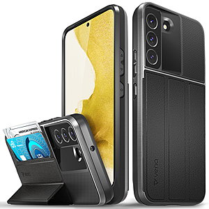 Vena Wallet Phone Case w/ Card Holder & Kickstand (Samsung Galaxy S22, S22+, S22 Ultra Compatible) $9, Vena OutCross Slim Phone Case (A53 5G)  $3.89 + Free Shipping