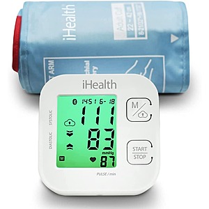 Prime Members: iHealth Track Wireless Bluetooth Upper Arm Blood Pressure Monitor $25 + Free Shipping