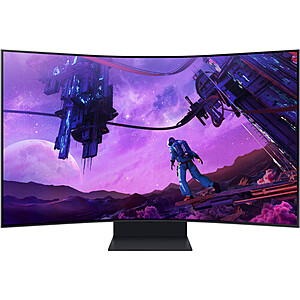 55” Samsung Odyssey Ark 4K UHD 165Hz 2160p 1ms Quantum Mini-LED Curved Gaming Monitor $1,500 + Free Shipping $1500