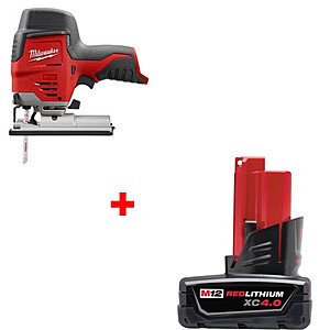 Milwaukee M12 jigsaw with 4.0 battery $75 at toolup with filler