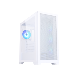 Sama TS01-RGB-W Tempered Glass ATX Full Tower Case (White) $80 + Free Shipping