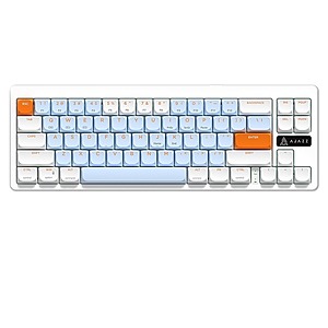 Ajazz AKL680 Wireless Low Profile Mechanical Keyboard (White/Blue) w/ Brown Tactile or Red Linear Switches $28.80 + Free Shipping