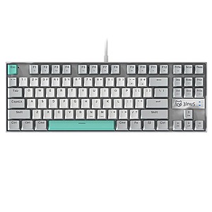 3inus KEBOHUB EE01 RGB Backlit Mechanical Keyboard w/ 5-in-1 USB Hub (Red, Brown or Blue Switches) $59 + Free Shipping