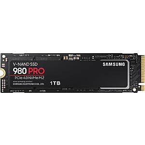 SAMSUNG 980 PRO M.2 2280 1TB PCI-Express 4.0 SSD - $99.99 at Newegg