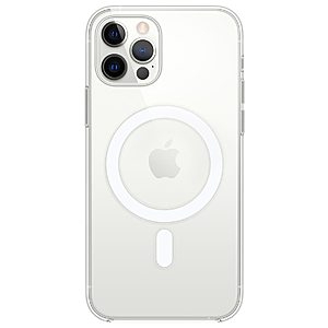 Apple Cases with MagSafe (Silicone and Clear Case) for all iPhone 12 models are 25% off @NFM ($36.75)