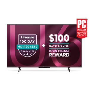 Hisense 65" Quantum Dot ULED 4K UHD Smart TV 65U6H Free Shipping $400 NET (after $200 rebate & gift card) $399.88