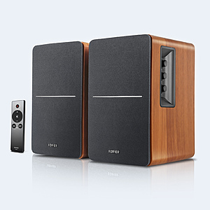 Edifier R1280Ts 42W Powered Bookshelf Studio Monitor Speakers (Classic Wood) $75.60 + Free Shipping