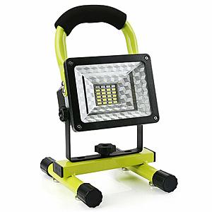 15W 24 LED Outdoor Spotlights with USB Port $21.69
