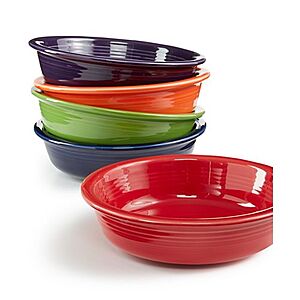 Fiesta Dishes: 19-Oz Medium Bowl (Various Colors) $10.34, 10.5" Dinner Plate (Various Colors) $12, More + Free Store Pickup at Macy's or Free Shipping on $25+