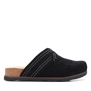 Clarks Brynn Suede Glide (Black or Pebble, Limited Sizes) $25.20 + Free Shipping