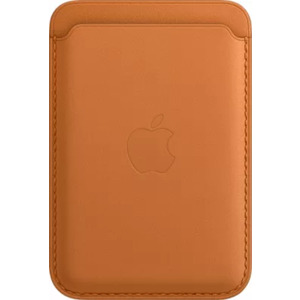 Apple iPhone Leather Wallet w/ MagSafe & Find My (Golden Brown) $15 + Free Shipping