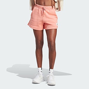 adidas Women's Long French Terry Shorts (Wonder Clay) $16.10 + Free Shipping