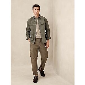 Banana Republic Men's: Luxe Touch T-Shirt $12.80, Pique Polo $18, Mockneck Jacket $44 & More + Free Shipping on $50+