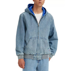 Levi's Men's Potero Relaxed-Fit Full-Zip Denim Hooded Jacket (Black Stonewash or Medium Indigo) $41.15 + Free Shipping