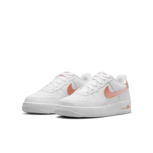 Nike Big Kids' Air Force 1 Next Nature Shoes (White/Safety Orange) $50.38 + Free Shipping