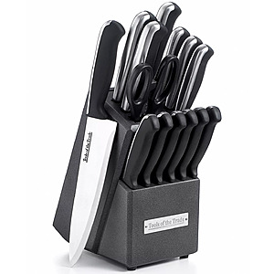 15-Piece Tools of the Trade Cutlery Set w/ Knife Block $18.74 + Free Store Pickup at Macy's or Free Shipping on $25+