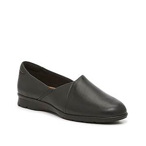 Clarks Women's Jenette Grace Slip-On Shoes (Black) $30 + Free Shipping